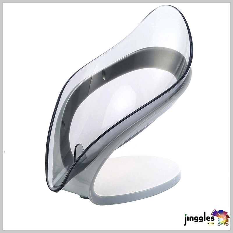 Non-Slip Design Soap Holder Leaf Shape