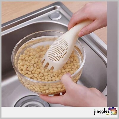Plastic Grains Sifter/Drainer Spoon