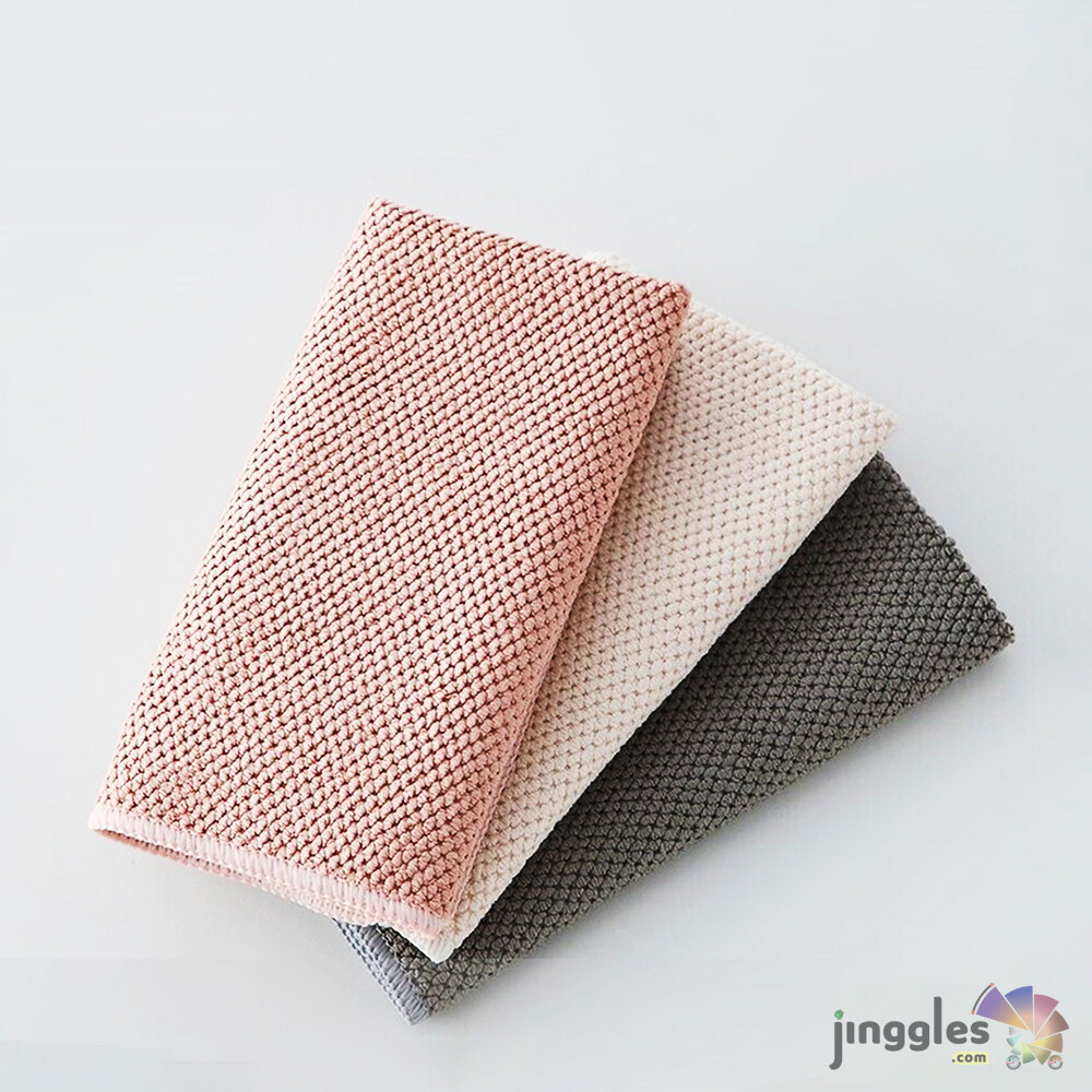 Microfibre Kitchen Cleaning Towels. 3pcs/Lot