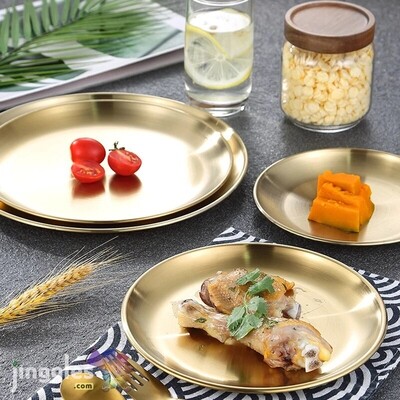 Round Dinner Plate. European Style. Diameter: 14cm