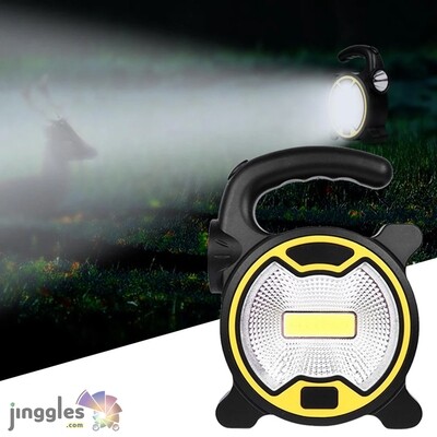 Portable COB LED Lamp Flashlight