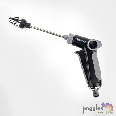 High-Pressure Car Wash Water Gun with Electroplating Nozzle.