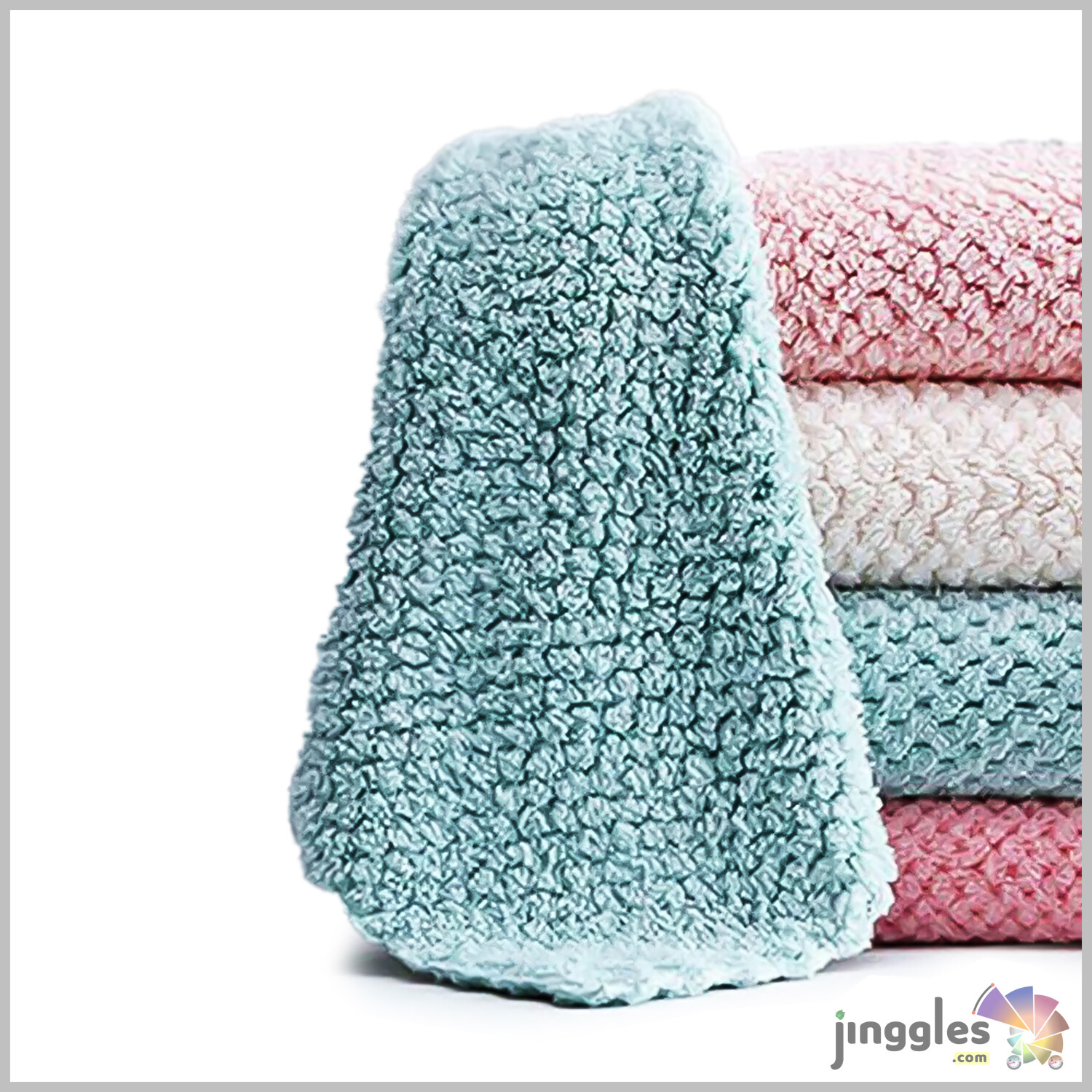 Soft Super Absorbent​ Kitchen Towels Cleaner  SIZE: 25x25cm.  SELL 2PCS/LOT​