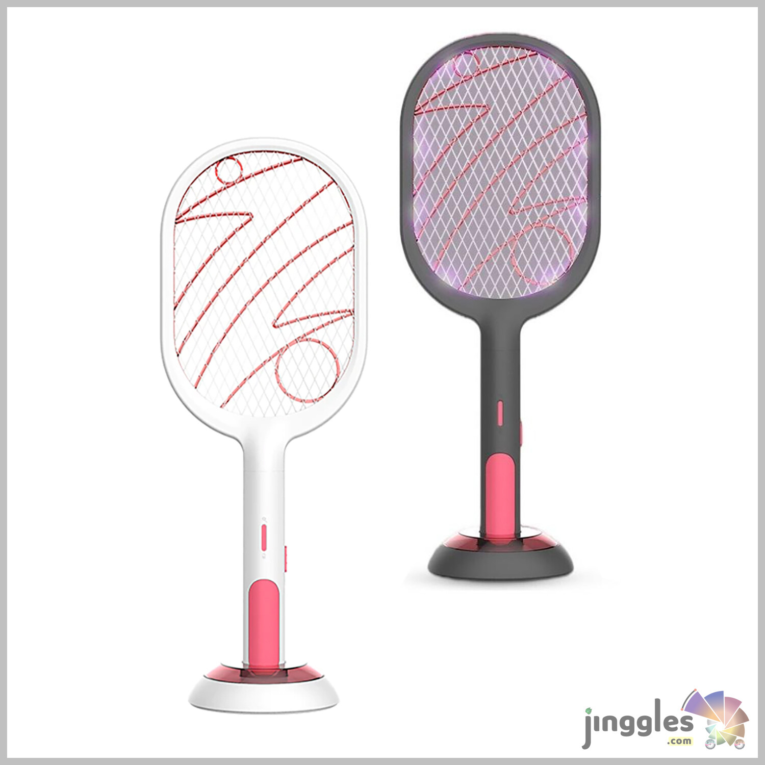 Rechargeable Mosquito Swatter. 1200mA. Black