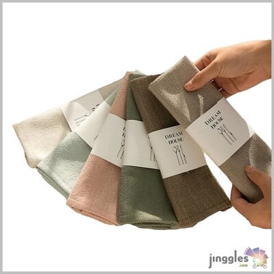 Western Dining Linen Table Napkins in 3 Colors. 30x45cm
