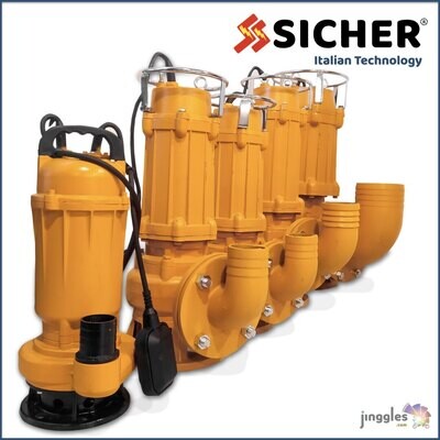 Sewage Submersible Water Pump. 2", 3", 4", 6". 1.0hp-10hp with &amp; without Cutter