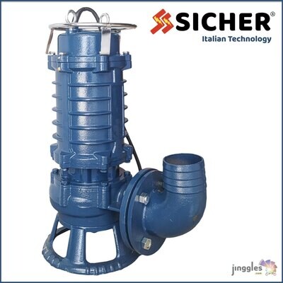 SICHER Sewage Submersible Water Pump. 2&quot;, 3&quot;, 4&quot;, 6&quot;. 1.0hp-10hp