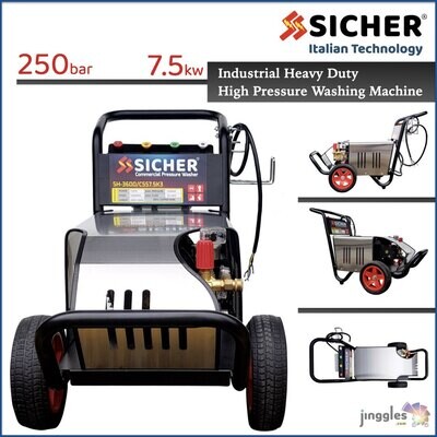Heavy Duty High Pressure Washer. 250 Bar. SICHER