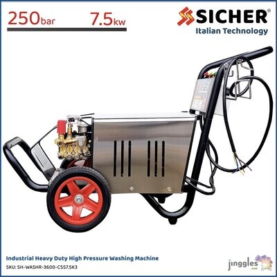 Heavy Duty High Pressure Washer. 250 Bar. SICHER