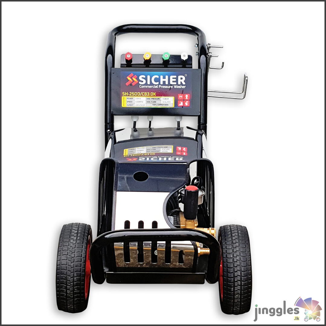 Heavy Duty High Pressure Washer. 150 Bar. SICHER