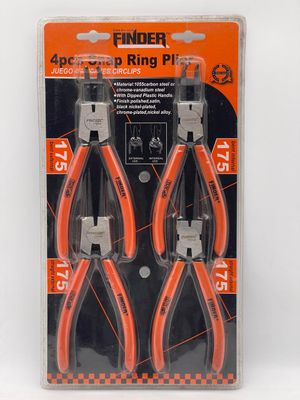 Circlip Plier Set. 4Pcs/Set. 7"