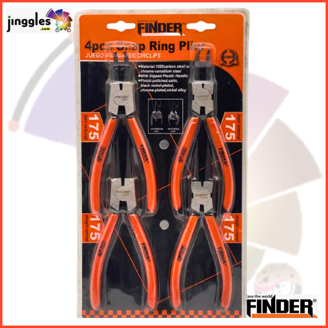 Circlip Plier Set. 4Pcs/Set. 7&quot;