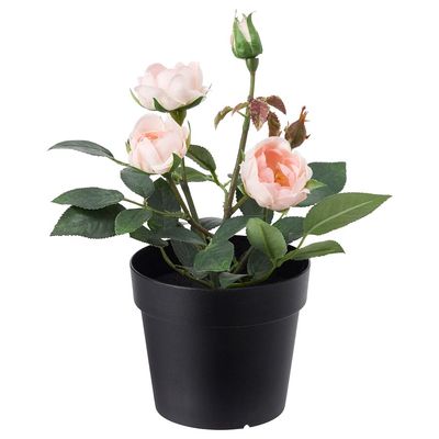 FEJKA artificial potted plant in/outdoor/Rose pink 9 cm