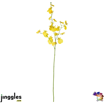 SMYCKA artificial flower Orchid/yellow 65 cm