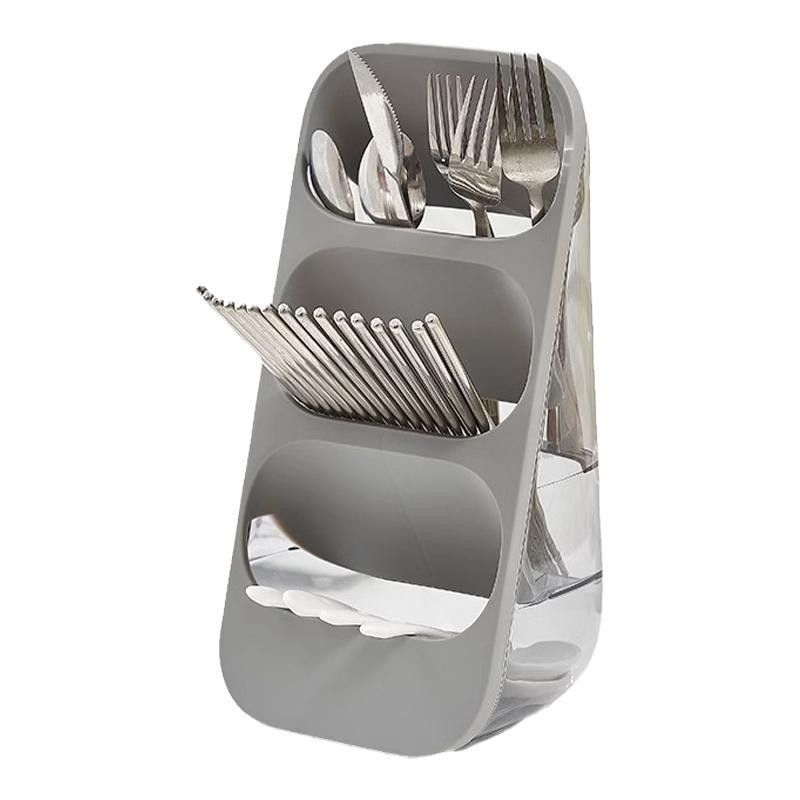 Utensils, Cutlery, Cosmetic and Stationery Storage Organizer. 3-Compartment.