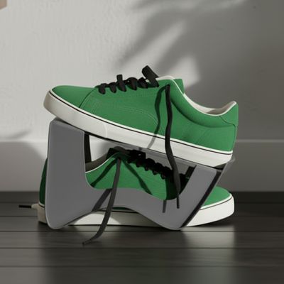 Compact Shoe & Slipper Organiser. 14x14x24 cm. PolyPlastic Compact Shoe & Slipper Organiser. 14x14x24 cm. PolyPlastic