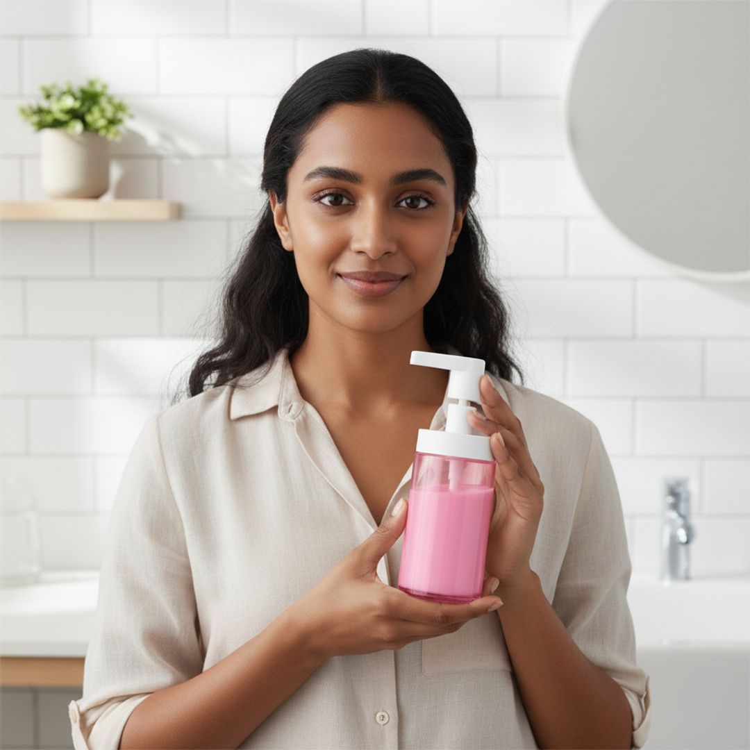 Glass Bottle Liquid Soap Dispenser. 200ml