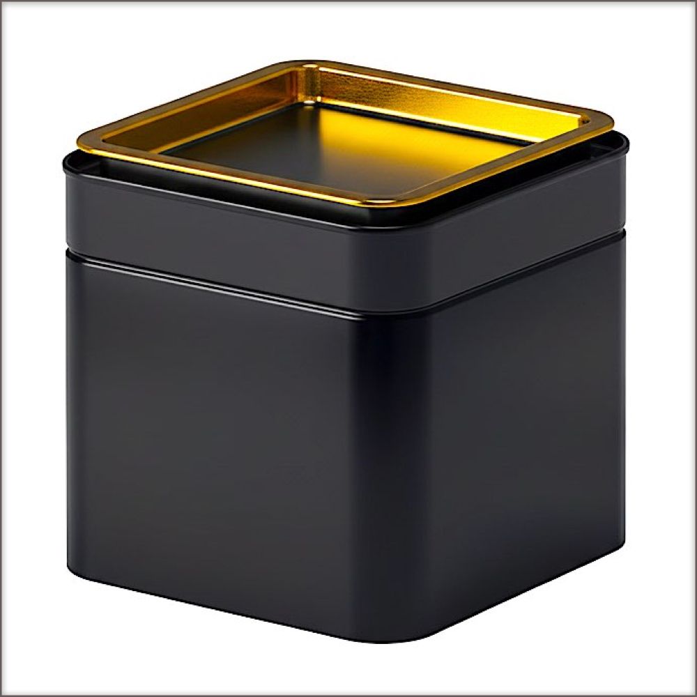 Coffee/Tea Storage Tin. Small Size: 10x10x10 cm
