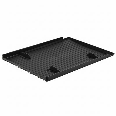 Dish Drainer Tray. Double-Sided. Black. 40x31cm