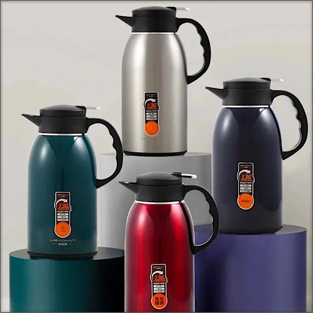 Vaccum Double-layer SS304 Thermos Flask. 1.6L