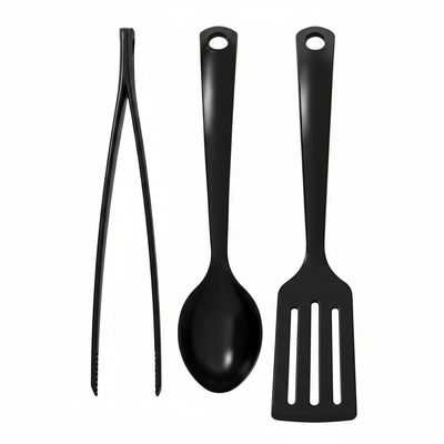Kitchen Utensil 3-Pieces/Set. Black