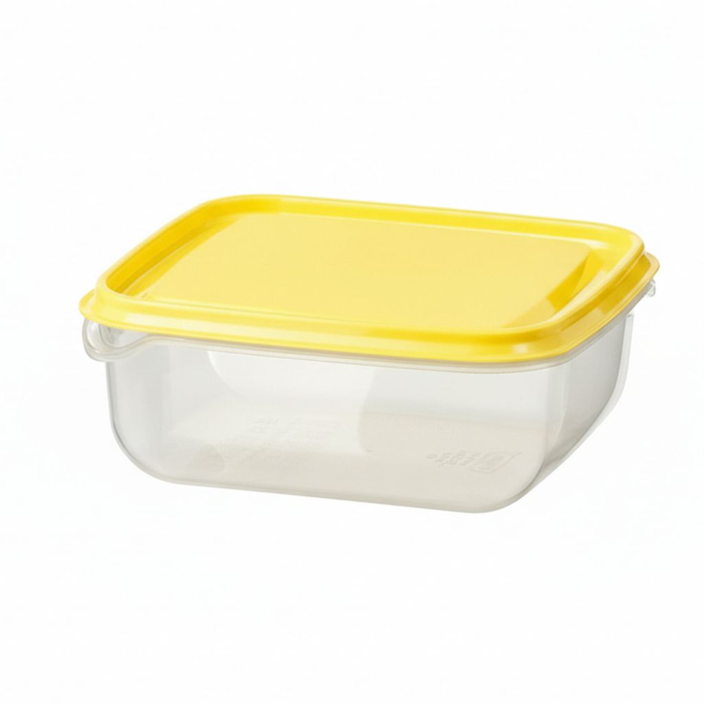 Transparent 600ml Food Container. 3xPcs/Pack