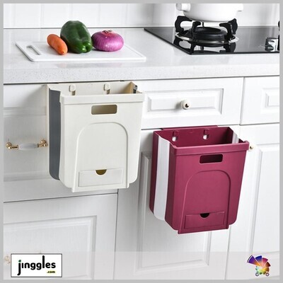 Folding Hanging Waste Bin. 8Ltr.