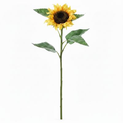 Artificial Sunflower with Leaves and Stem Artificial Sunflower with Leaves and Stem