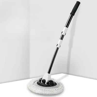 Curved Extendable Rod Soft Bristles Telescopic Mop with Adjustable Mop Pad. Curved Extendable Rod Soft Bristles Telescopic Mop with Adjustable Mop Pad.