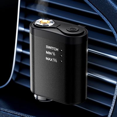 Rechargable Automised Car AC Air-vent Smart Spray Perfume Diffuser Machine with TWO Perfume Scent Bottles.
