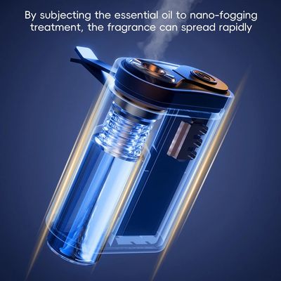 Rechargable Automised Car AC Air-vent Smart Spray Perfume Diffuser Machine with TWO Perfume Scent Bottles.