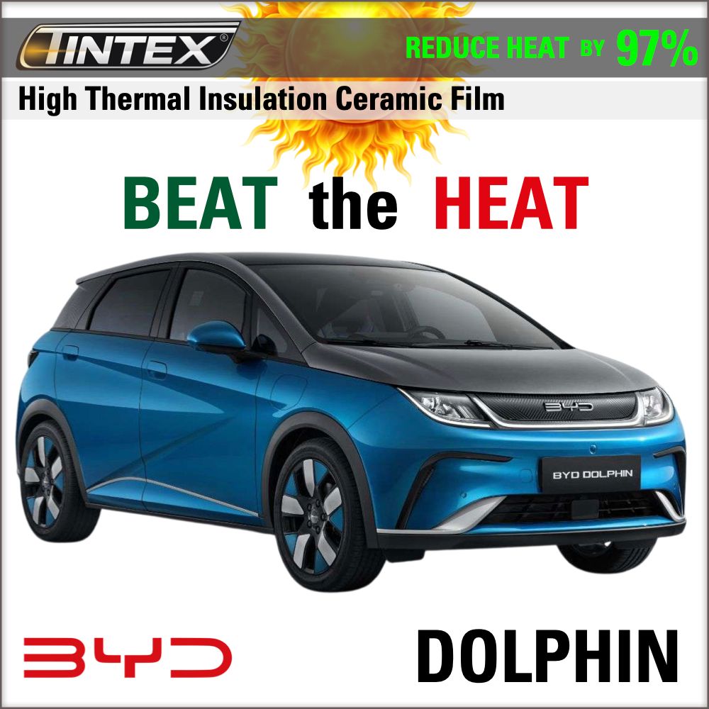 Tint BYD DOLPHIN (2023) >> Install HEAT Resistant Windshield Film |  Interior TPU Film |  Exterior PPF Film.