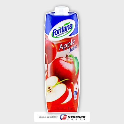 Fontana Apple 100% Natural Juice. 1 Ltr