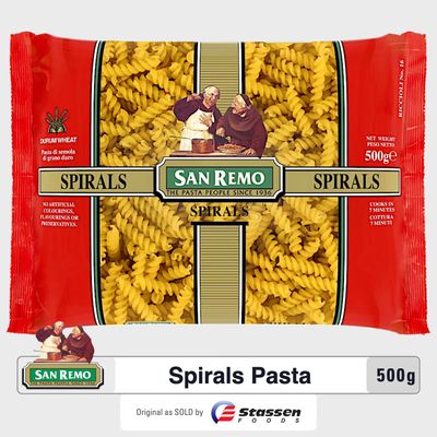 San Remo Spirals Pasta. 500g