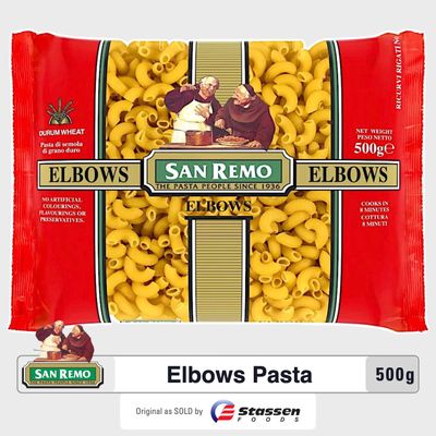 San Remo Elbows Pasta. 500g