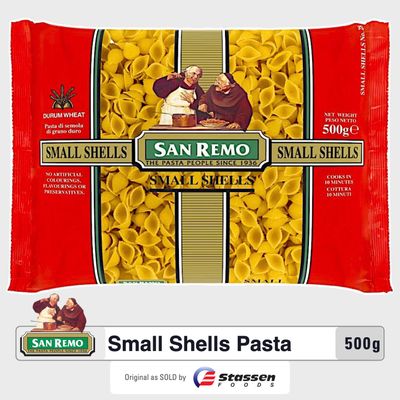 San Remo Small Shells Pasta. 500g