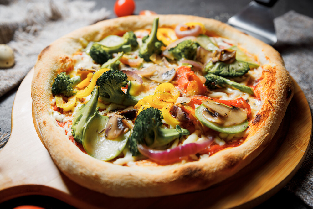 Nr.44 Pizza Indian Vegetarisch (scharf)