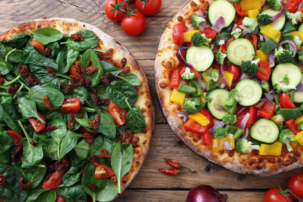 Nr.45 Pizza Frisches Gemüse Nr.45 Pizza Frisches Gemüse
