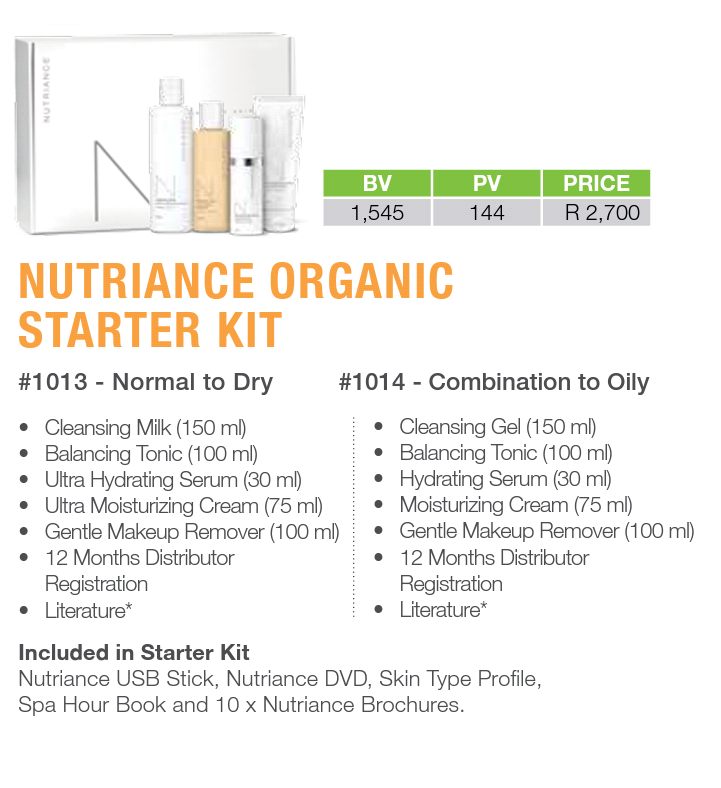 Nutriance Organic Starter Kit