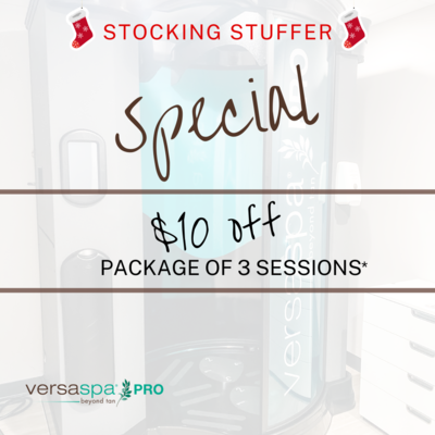 Versaspa Tanning Packages - $10 OFF! Versaspa Tanning Packages - $10 OFF!