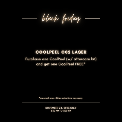 BLACK FRIDAY ONE-DAY SALE – FREE COOLPEEL w/ purchase BLACK FRIDAY ONE-DAY SALE – FREE COOLPEEL w/ purchase