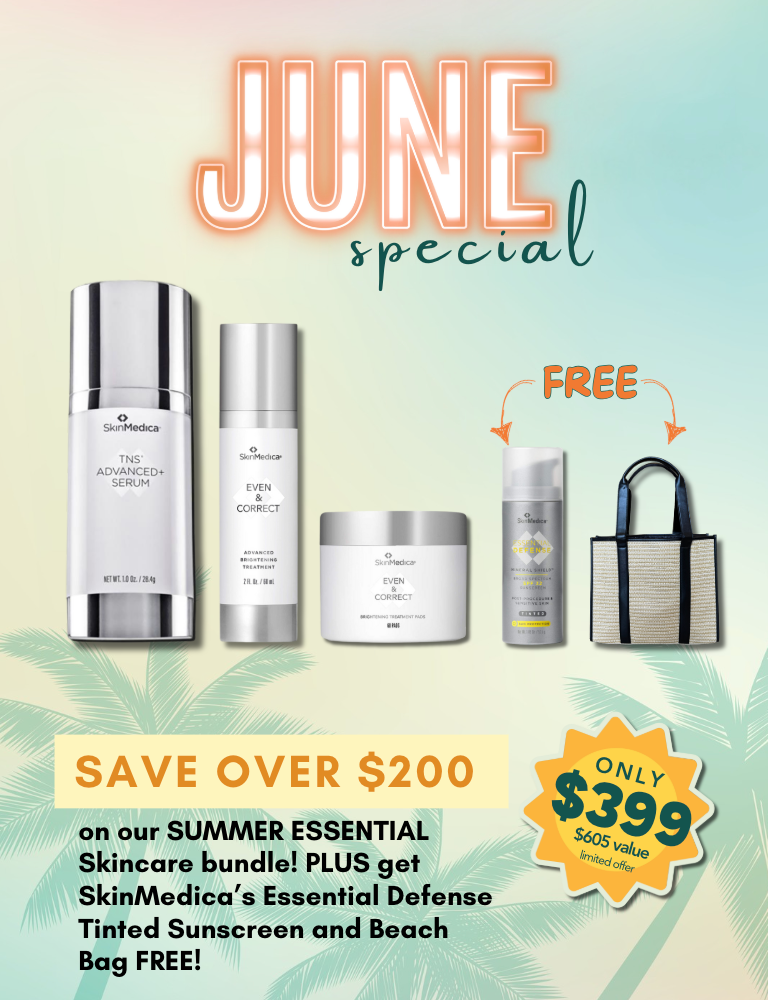 JUNE 2025 SPECIAL - FREE Sunscreen &amp; Beach bag with TNS Adv+, Even &amp; Correct Serum, and Even &amp; Correct Pads