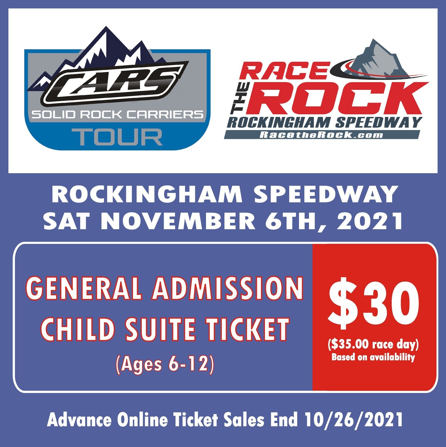 General Suite Admission - Child (6-12) General Suite Admission - Child (6-12)