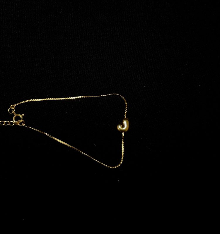 J Letter Bracelet