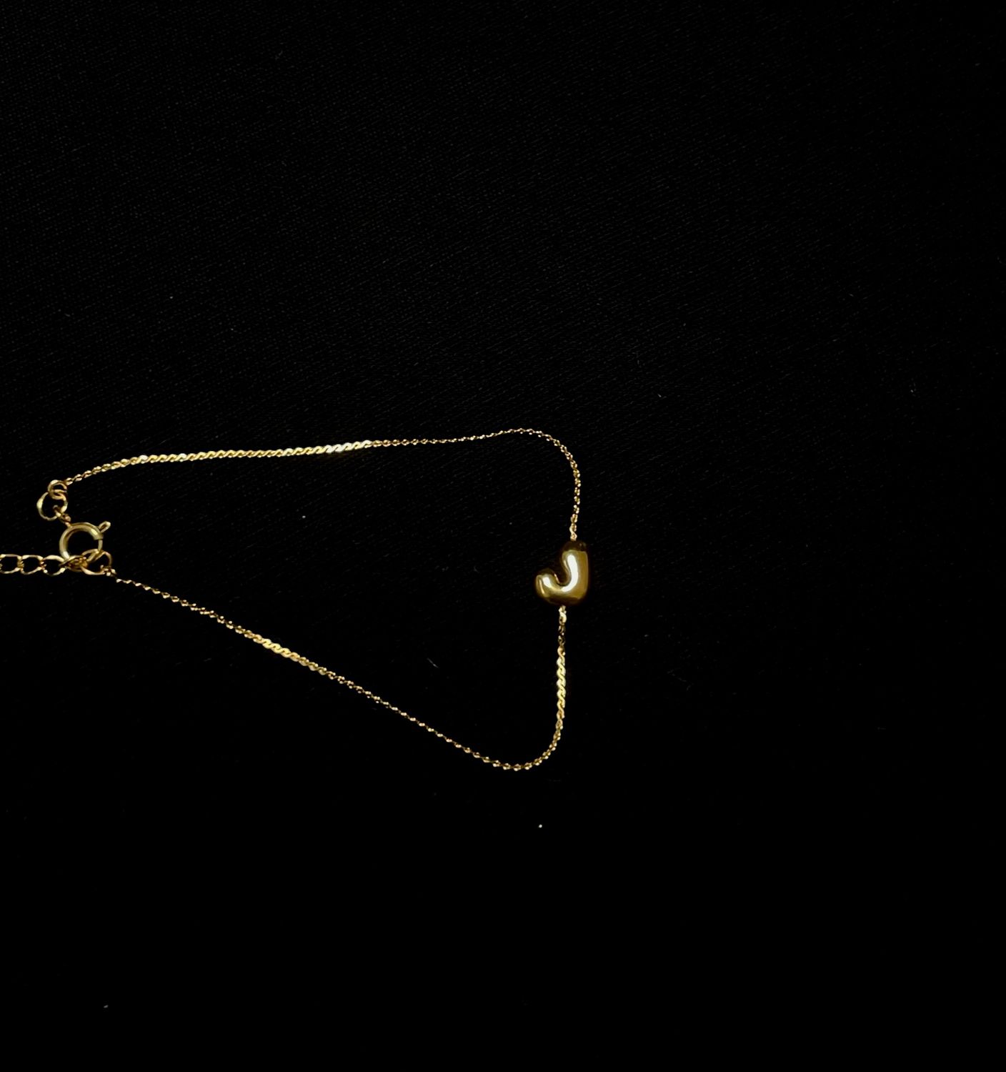 J Letter Bracelet