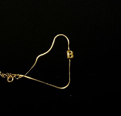 B Letter Bracelet