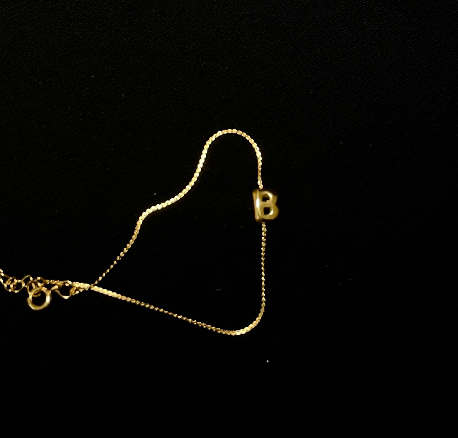 B Letter Bracelet