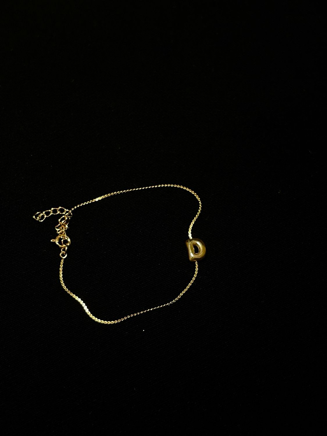 D Letter Bracelet