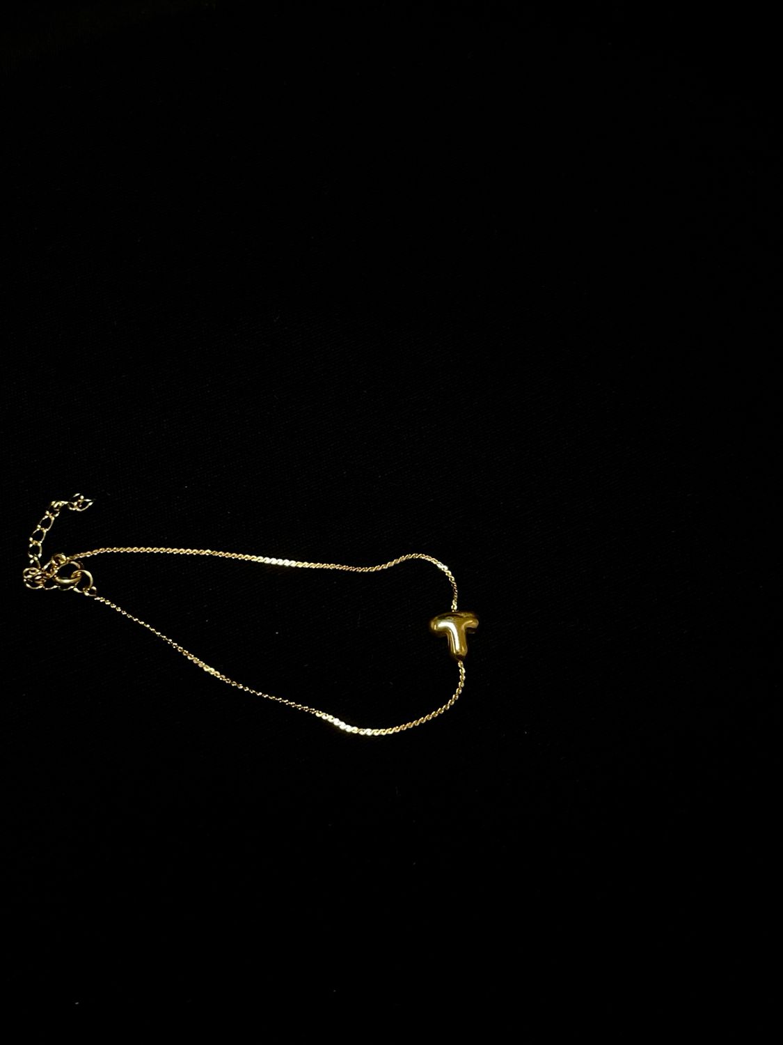 T Letter Bracelet