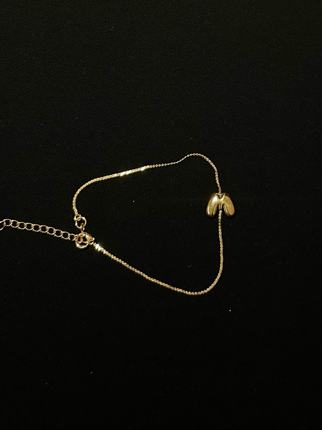 M Letter Bracelet